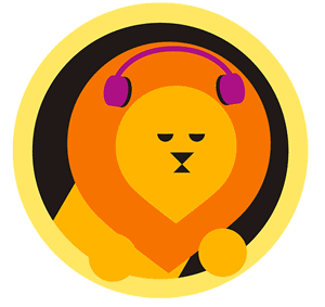 Gif animé lion rugit